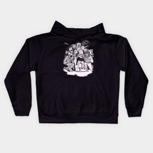 SCARY STORY! (White Ink Version) Kids Hoodie